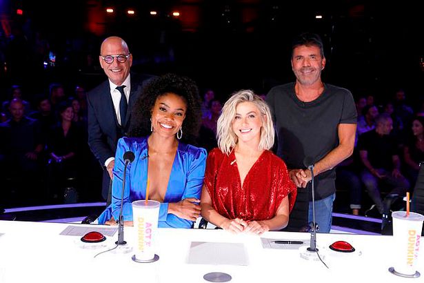 Gabrielle Union, pictured left with her fellow judges on America's Got Talent, claims the working environment on the show was 'toxic' (Image: NBC)