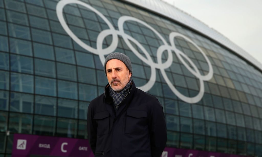  NBC’s Matt Lauer in Sochi. Photograph: Scott Halleran/Getty Images