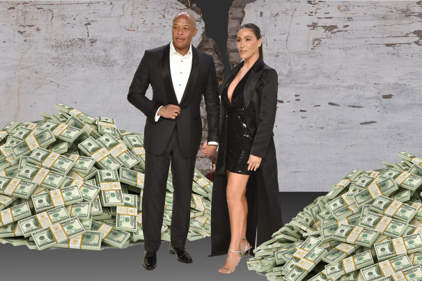 Dr. Dre and Nicole YoungGetty Images / Shutterstock (Composite)