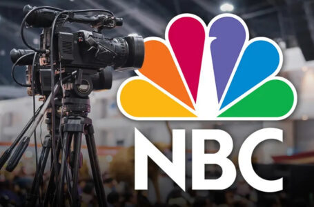 NBC logo and video camera. (Credits: Getty Images)